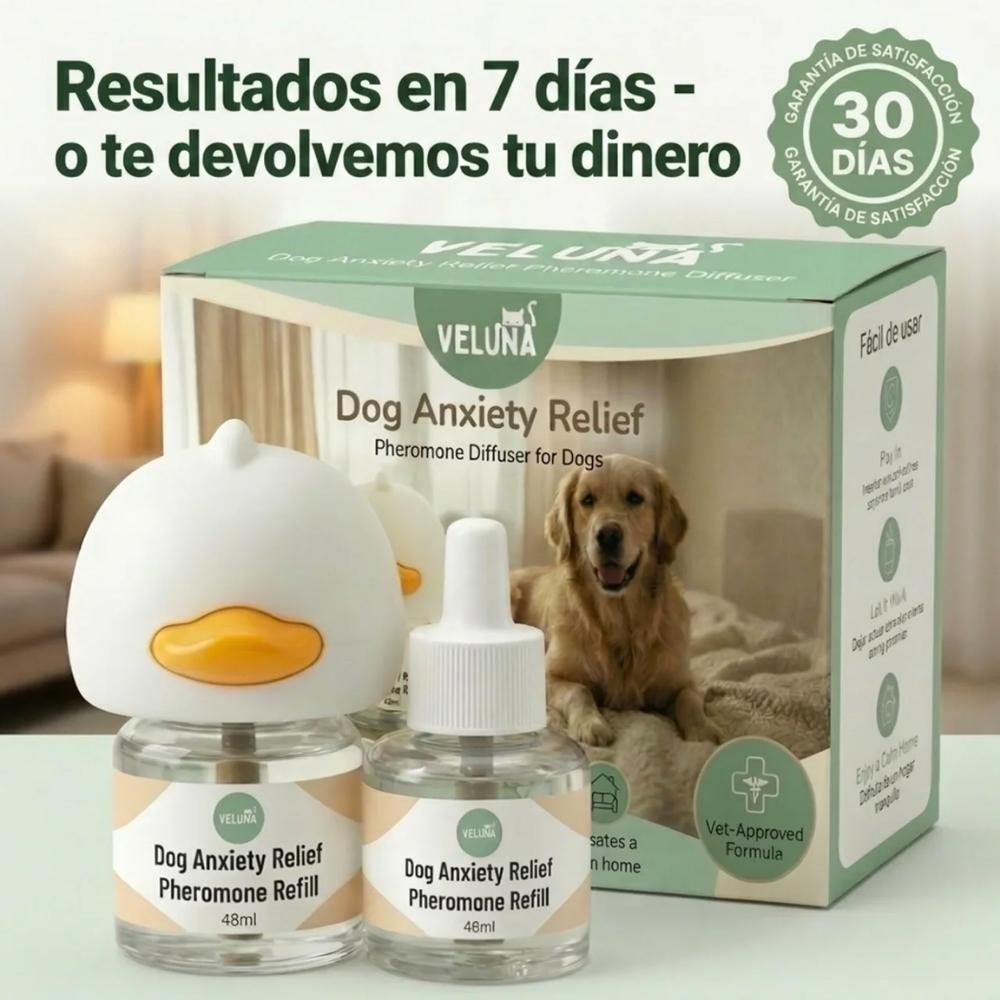 Difusor de Feromonas Veluna para el Alivio de la Ansiedad en Perros
