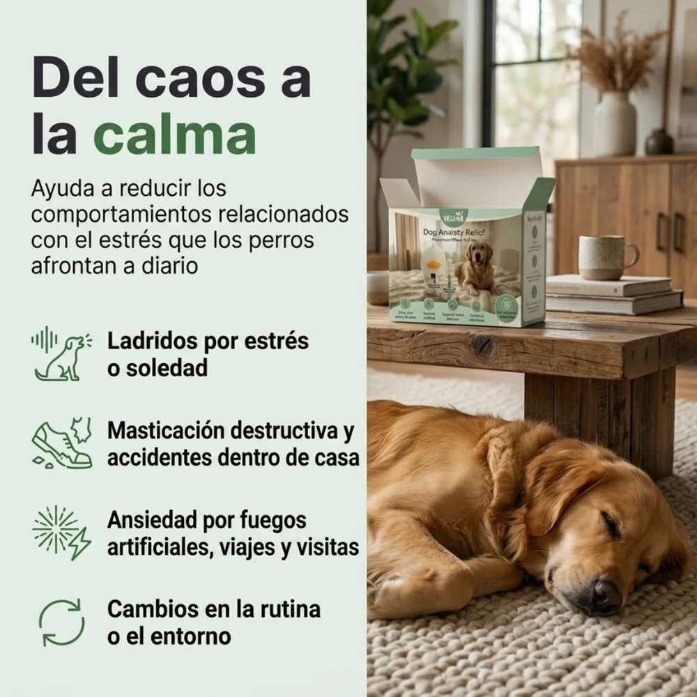 Difusor de Feromonas Veluna para el Alivio de la Ansiedad en Perros