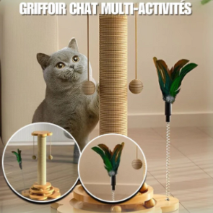 EL ÁRBOL DE BOLAS™ — Juguete interactivo rascador para gatos