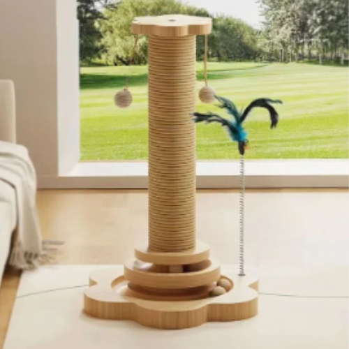 EL ÁRBOL DE BOLAS™ — Juguete interactivo rascador para gatos