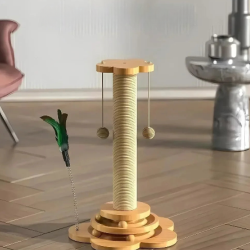 EL ÁRBOL DE BOLAS™ — Juguete interactivo rascador para gatos