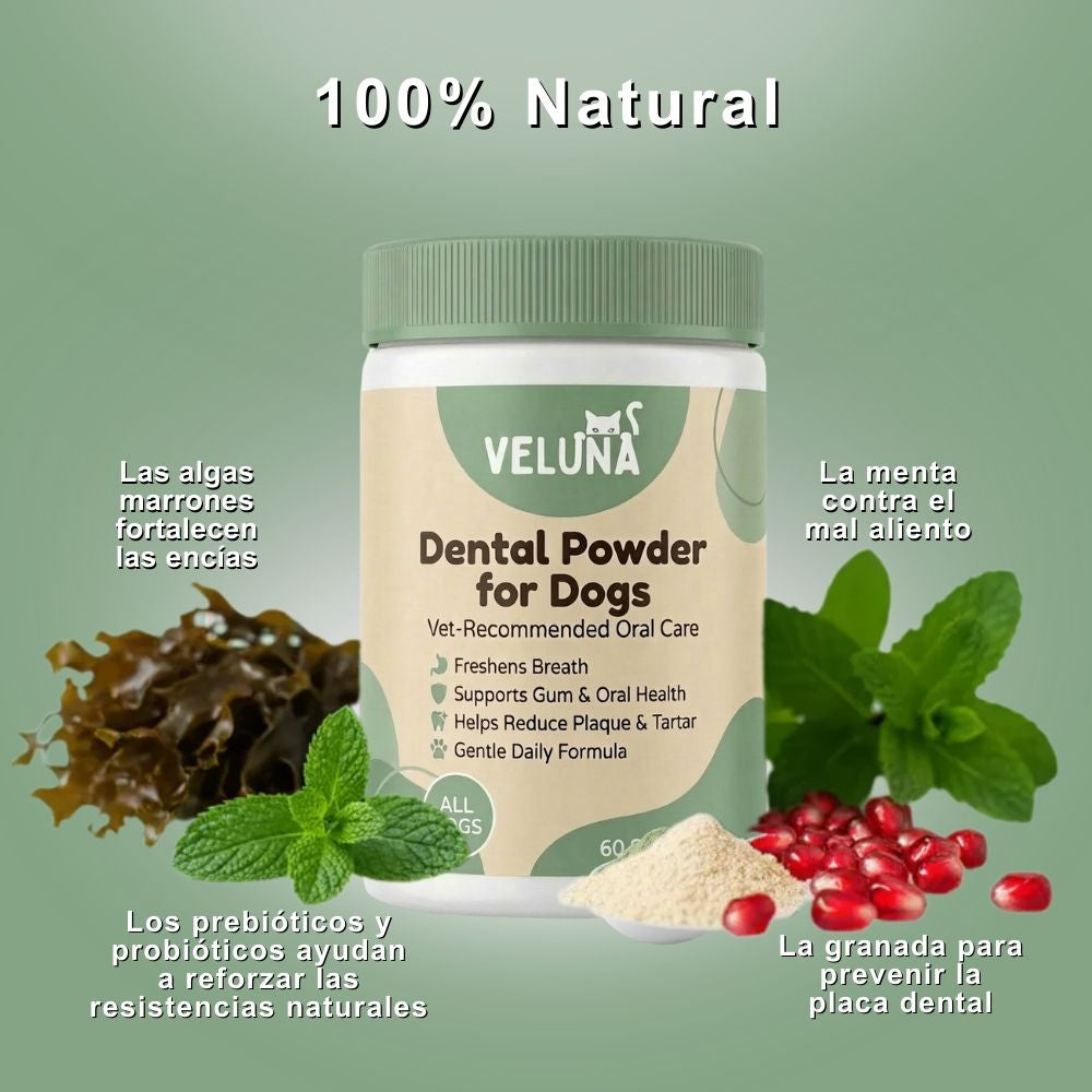 Veluna Polvo Dental para Perros