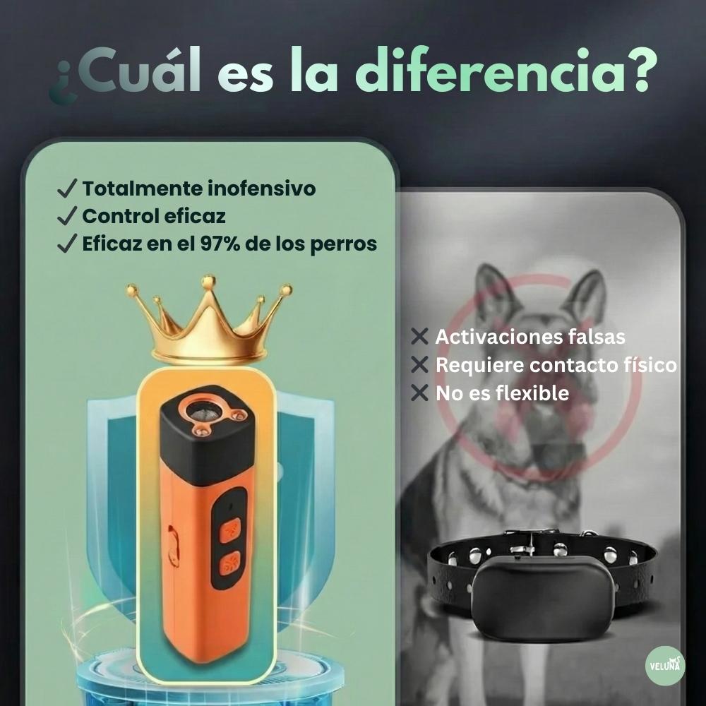 CalmPro – Entrenador ultrasónico para perros – Detén los ladridos excesivos de forma segura