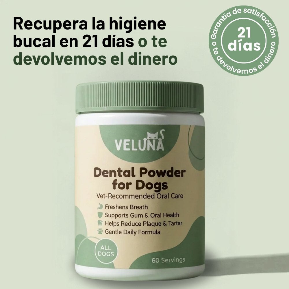 Veluna Polvo Dental para Perros
