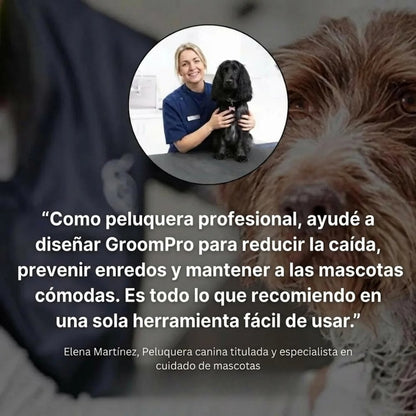 GroomPro – El Cepillo Anti-Caída de Pelo