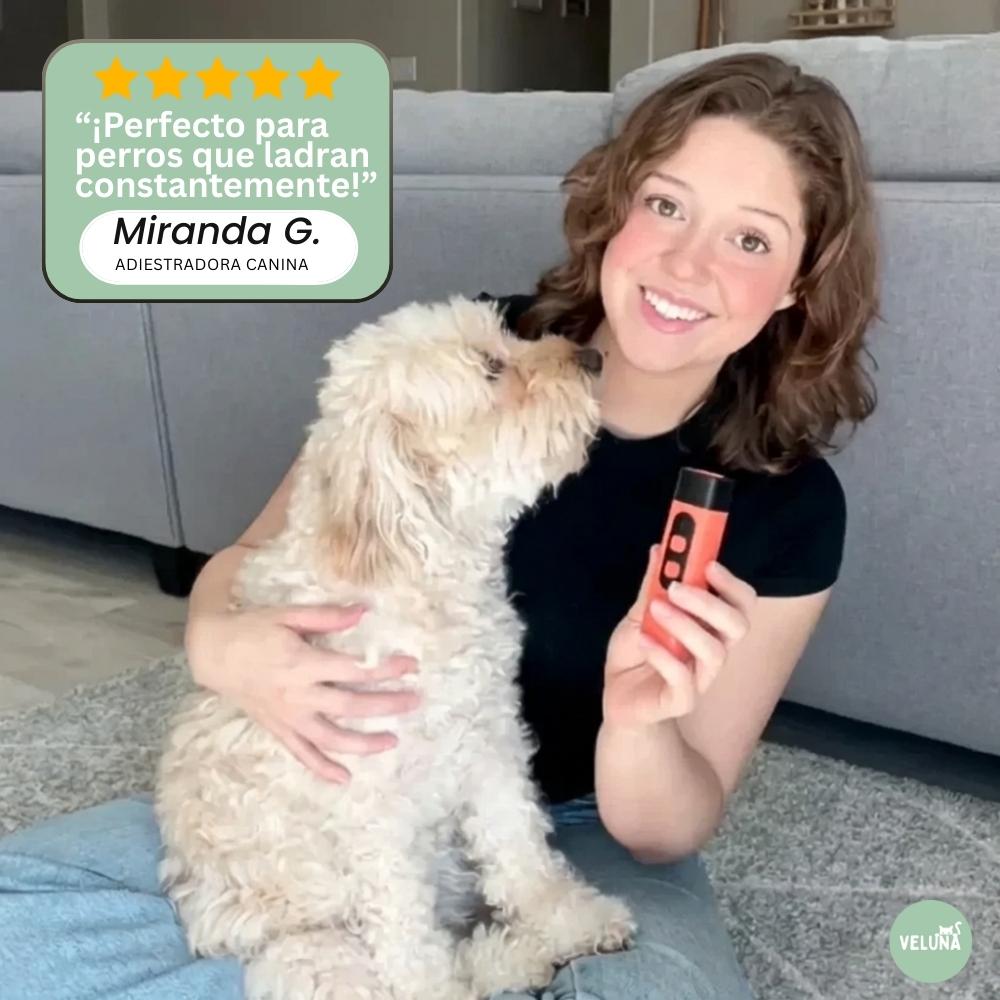 CalmPro – Entrenador ultrasónico para perros – Detén los ladridos excesivos de forma segura