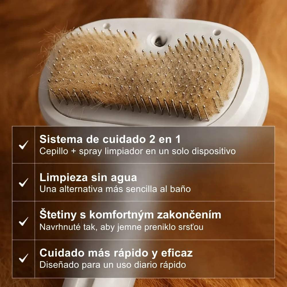 Veluna FreshBrush – Con Spray de Limpieza