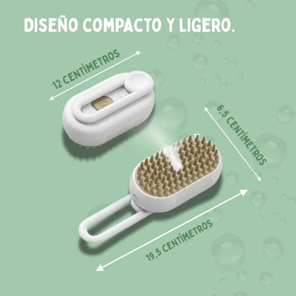 Cepillo de Vapor Multifuncional 4 en 1 para gatos