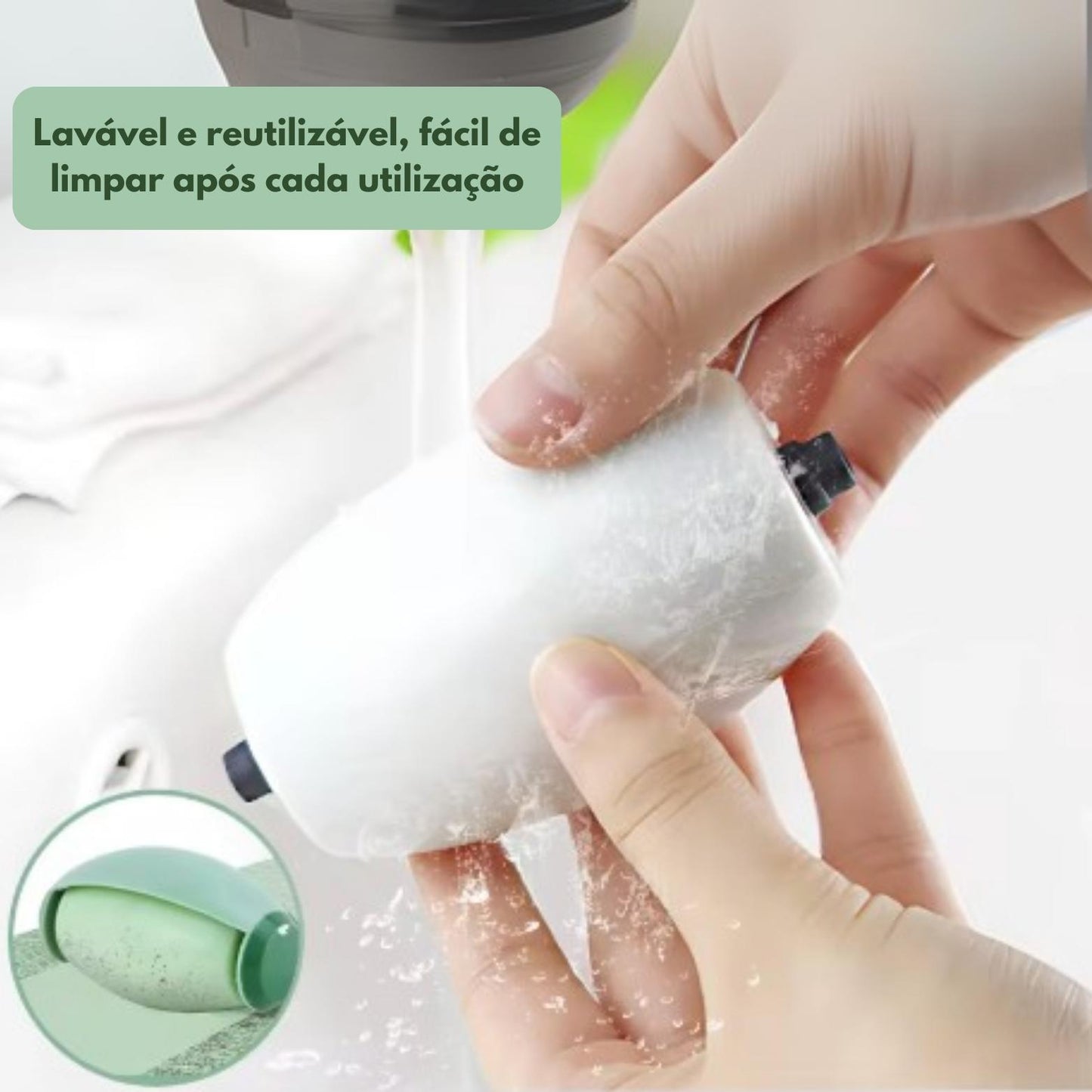 ROLOMÁGICO – Rolo reutilizável para remover facilmente os pelos dos animais