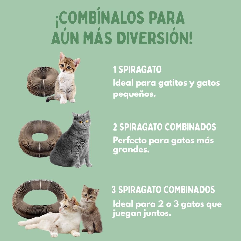 SPIRAGATO – Rascador interactivo para gatos