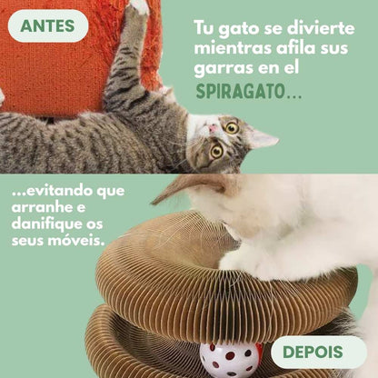 SPIRAGATO – Rascador interactivo para gatos