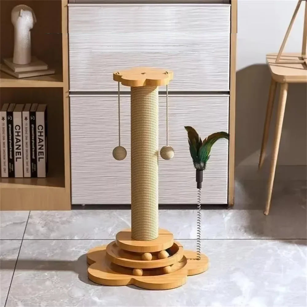 EL ÁRBOL DE BOLAS™ — Juguete interactivo rascador para gatos